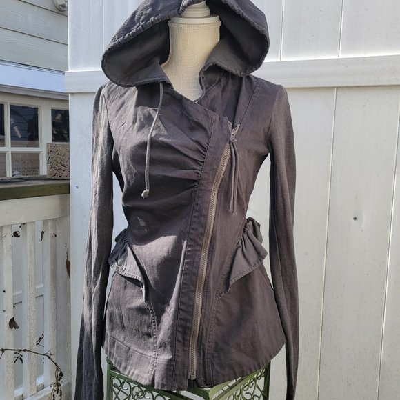 Prarie Underground XS frilly denim jacket - Picture 1 of 4